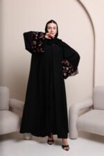 ⁦عباية مخمل W255⁩ - الصورة ⁦2⁩