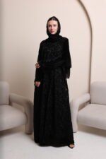 ⁦عباية مخمل W253⁩ - الصورة ⁦6⁩