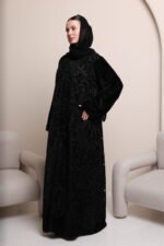 ⁦عباية مخمل W253⁩ - الصورة ⁦5⁩