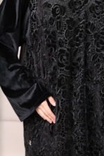 ⁦عباية مخمل W253⁩ - الصورة ⁦7⁩