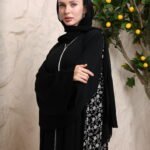 عباية مخمل W256