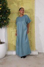 ⁦فستان لينن⁩ - الصورة ⁦2⁩