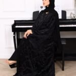 عباية مخمل W254