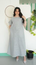 ⁦فستان لينن⁩ - الصورة ⁦4⁩