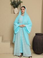 ⁦طقم الفاتنة أزرق فاتح⁩ - الصورة ⁦3⁩