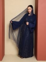 ⁦فستان الفخامة - كحلي⁩ - الصورة ⁦2⁩