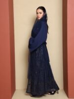 ⁦فستان الفخامة - كحلي⁩ - الصورة ⁦3⁩