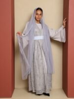 ⁦فستان الفخامة - رمادي⁩ - الصورة ⁦2⁩