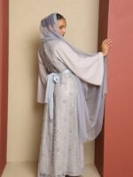 ⁦فستان الفخامة - رمادي⁩ - الصورة ⁦3⁩