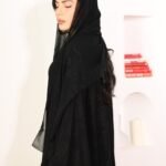 عباية صيفية - ورود كبيرة